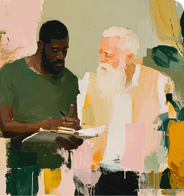 An illustration showing IHSS, WPCS, and respite care programs available through IHSS Connect for California families.